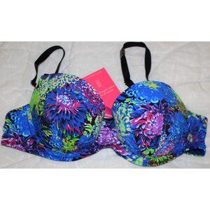 New w/Tags - 36C - Victoria’s Secret x Mary Katrantzou Underwire Demi Bra BLUE